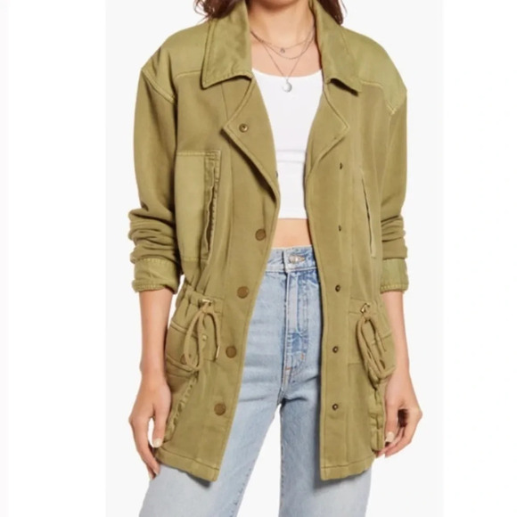 Free people Saturday Utility Jacket small - Picture 1 of 8